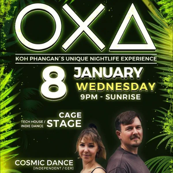 Cosmic Dance – Jeden Tag ein Set Showcase, OXA Koh Phangan, Thailand 08.01.2025