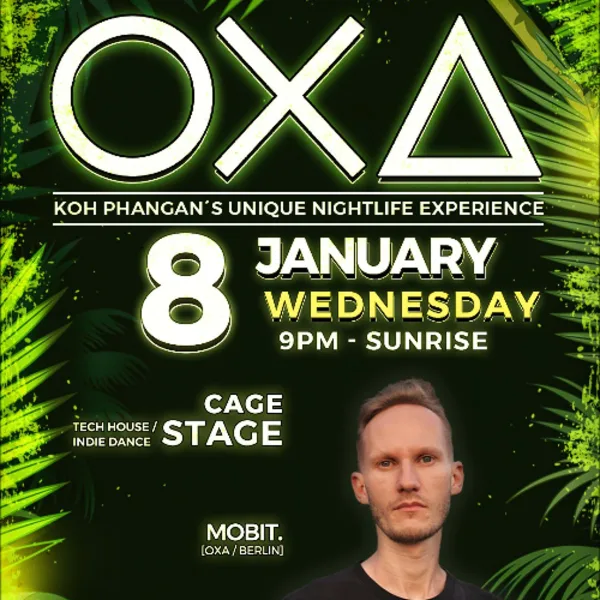 mobit. – Jeden Tag ein Set Showcase, OXA Koh Phangan, Thailand 08.01.2025