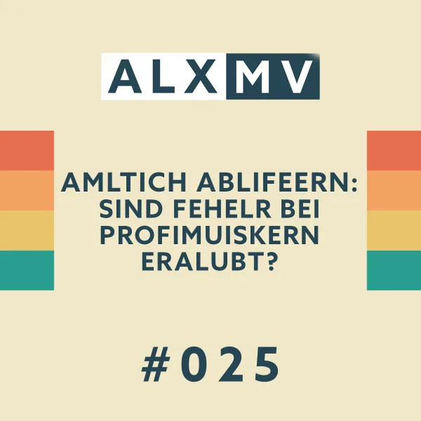 Amtlich abliefern: Sind Fehler bei Profimusikern erlaubt?