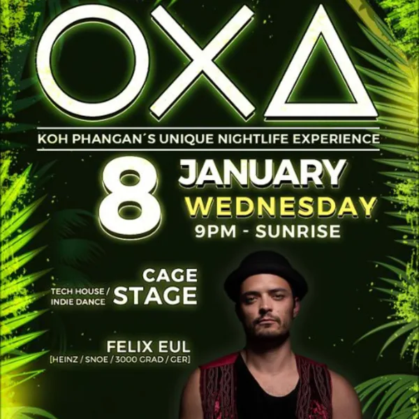 Felix Eul – Jeden Tag ein Set Showcase, OXA Koh Phangan, Thailand 08.01.2025