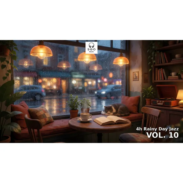 Rainy Day Jazz ☔ 4 Hours Cozy Jazz for Study & Sleep | Vol. 10